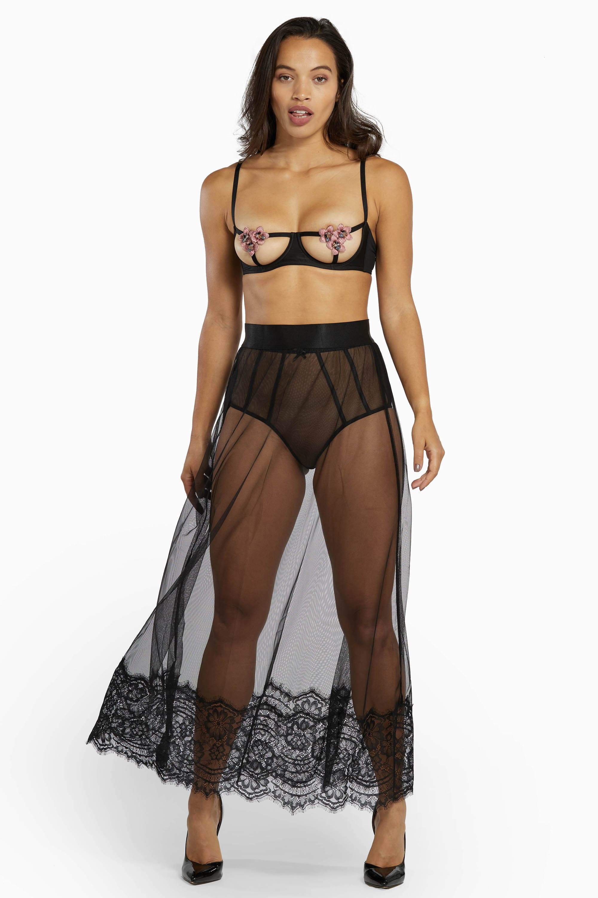 Regalia Bobbi Lace and Mesh Skirt UK 8 / US 4
