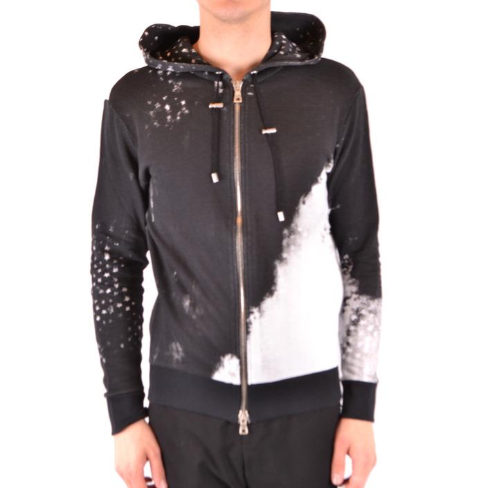 Balmain Men's Sweatshirt Black 167042 - black S