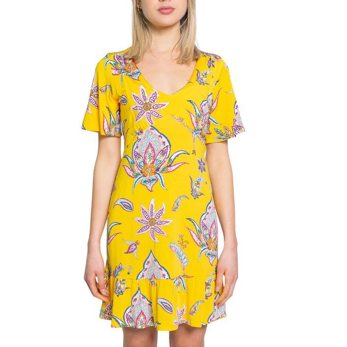 Desigual Women's Dress Yellow 192486 - yellow S