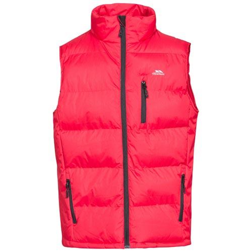 Trespass Men's Padded Gilet Various Colours Clasp - Red L