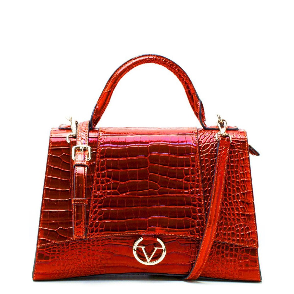 19v69 Italia Women's Handbag Various Colours 319022 - red UNICA