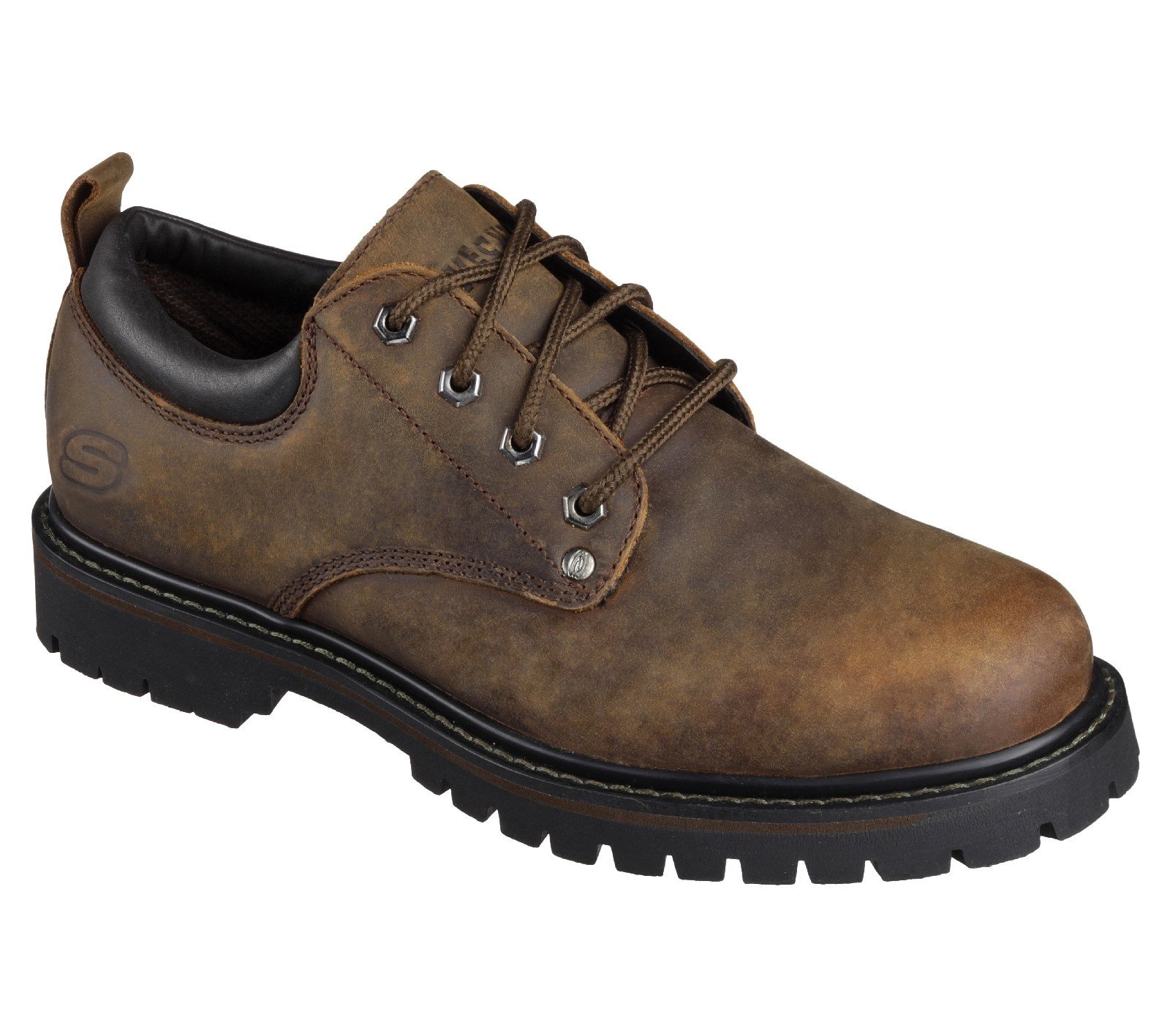 Skechers Unisex Tom Cats Lace Up Shoe Various Colours 24580 - Dark Brown 6