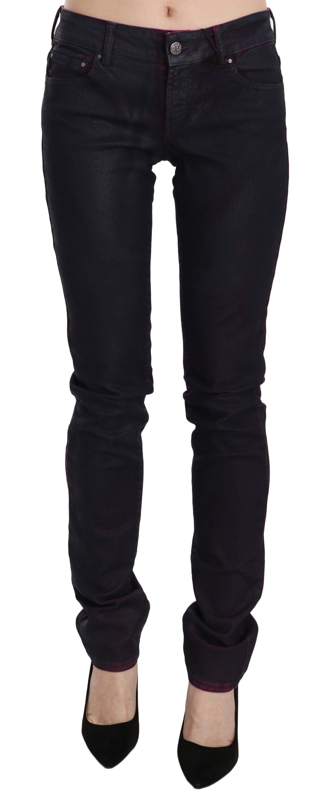 Just Cavalli Women's Low Waist Skinny Denim Trouser Black PAN70353 - W26