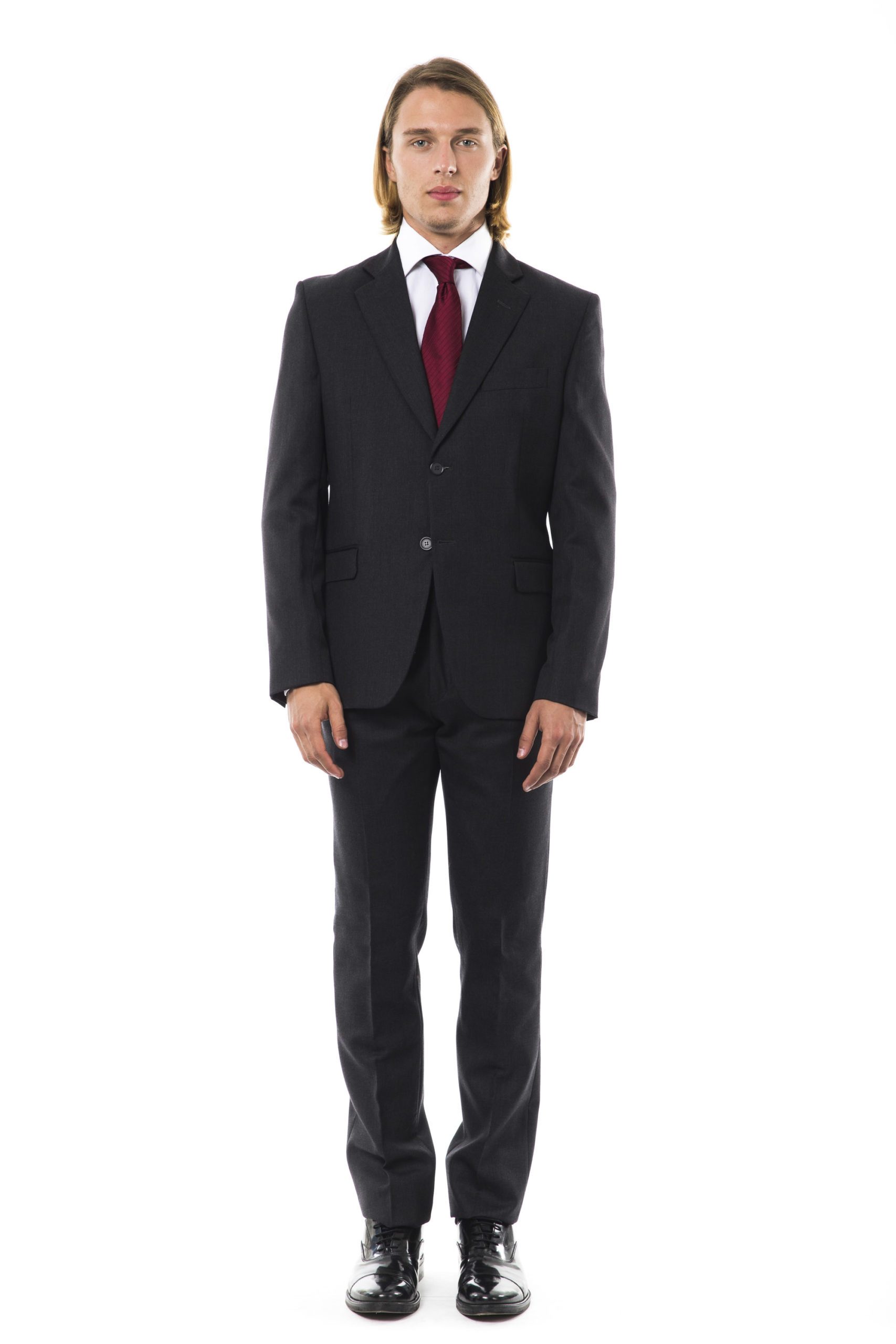 Uominitaliani Men's Ugrigio Suit Gray UO1273817 - IT54 | XL