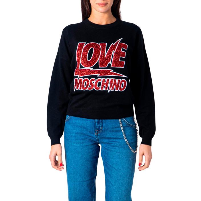 Love Moschino Women's Sweatshirt Black 180805 - black 38