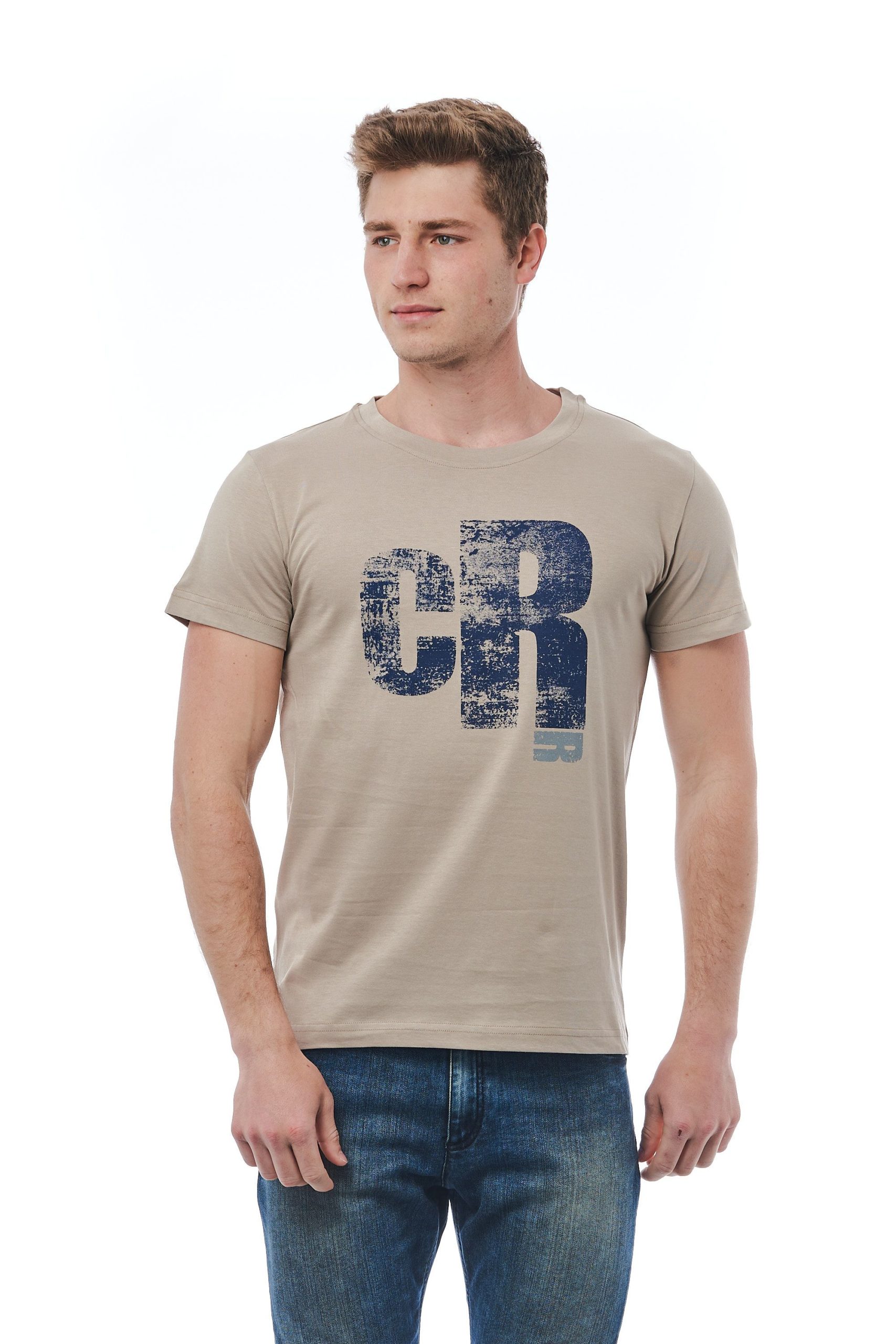 Cerruti 1881 Men's T-Shirt Beige CE1410042 - L