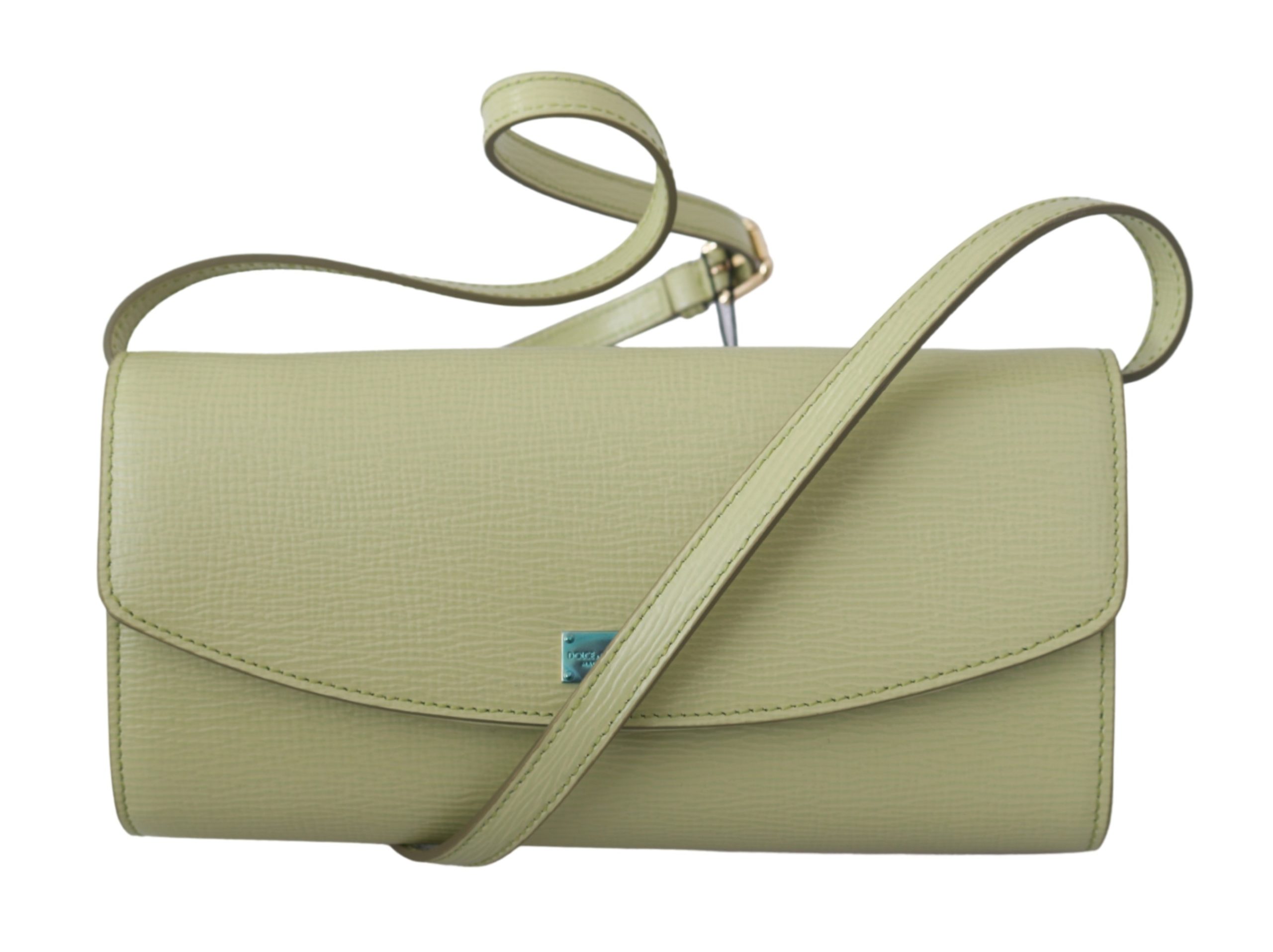 Dolce & Gabbana Women's Long Clutch Leather Bag Beige VAS9207