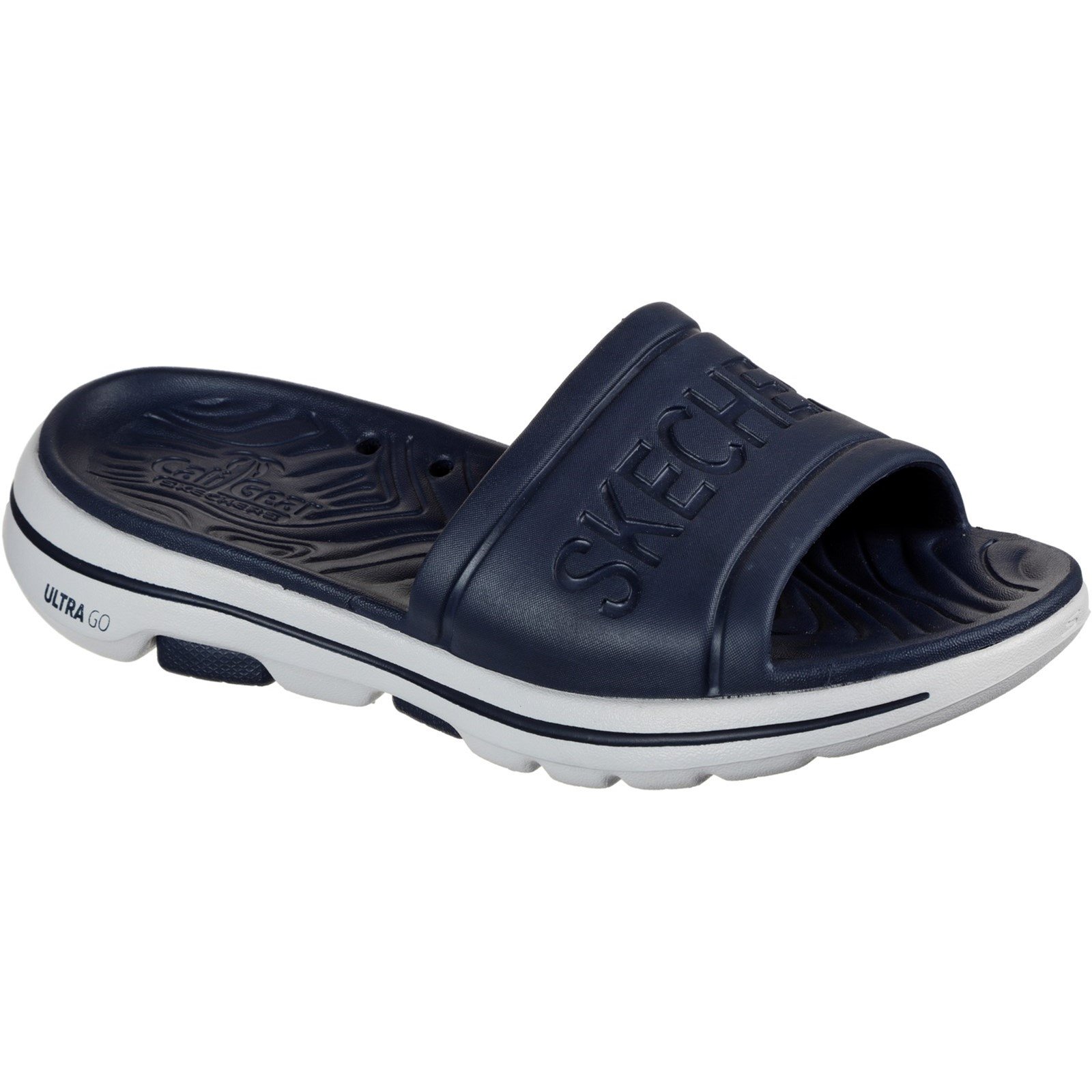 Skechers Men's Go Walk 5 Surfs Out Summer Sandal Various Colours 32207 - Navy 6