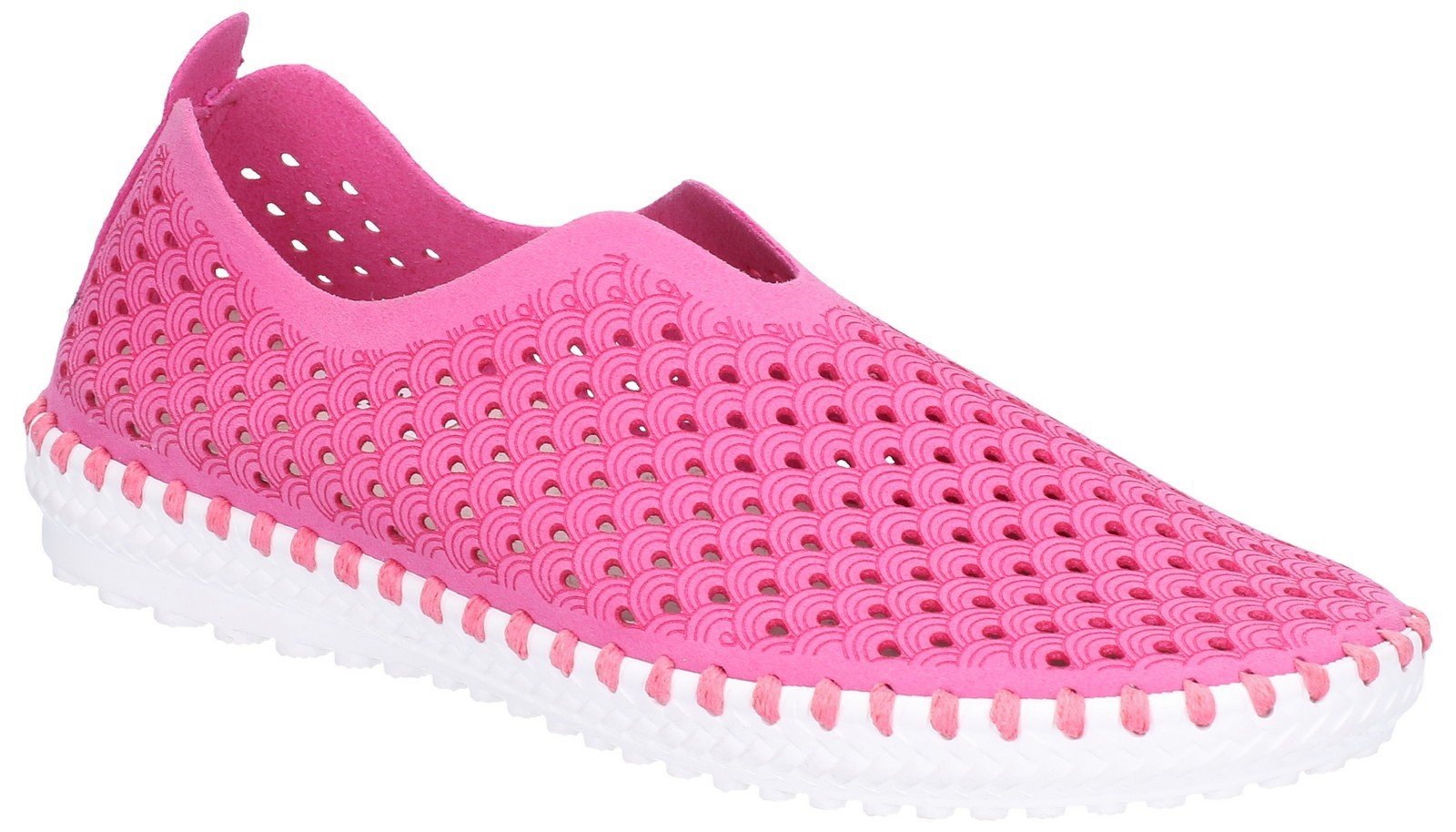 Divaz Women's Onyx Slip On Summer Trainer Blue 28307-47589 - Fuchsia 3