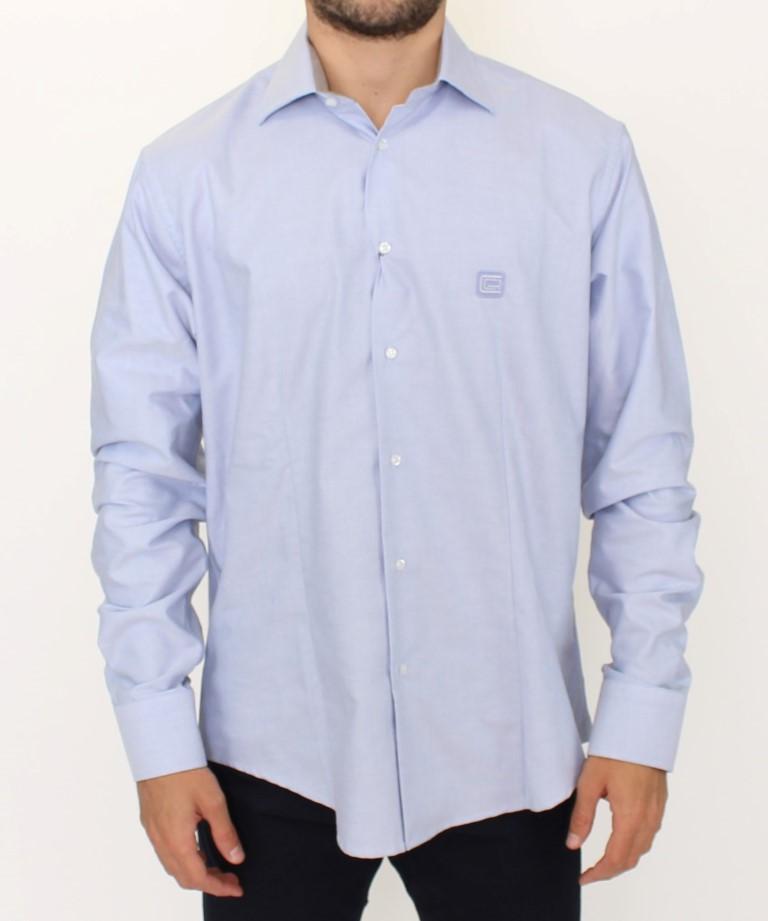 Cavalli Men's Shirt Blue SIG10099 - XL