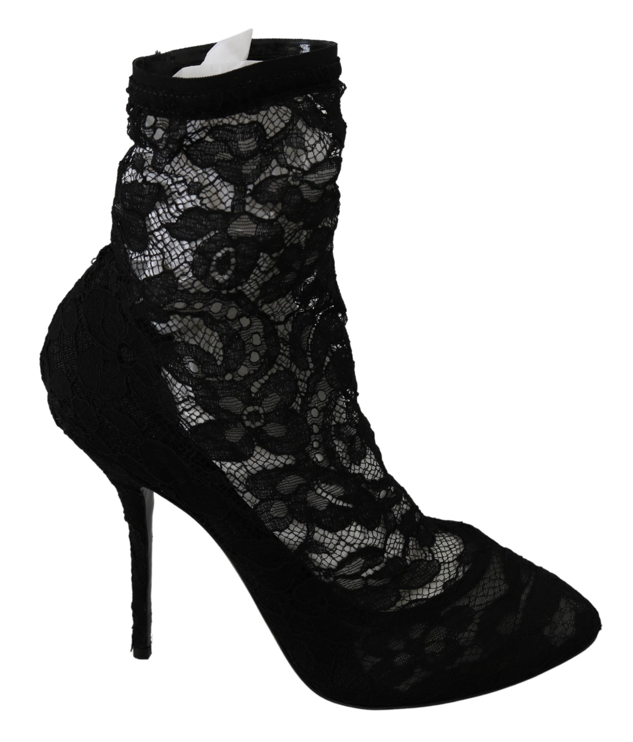 Black Lace Taormina High Pumps Shoes - EU40/US9.5