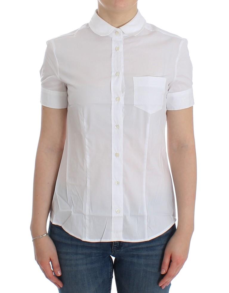 John Galliano Women's Cotton Shirt White SIG12559 - IT42|M