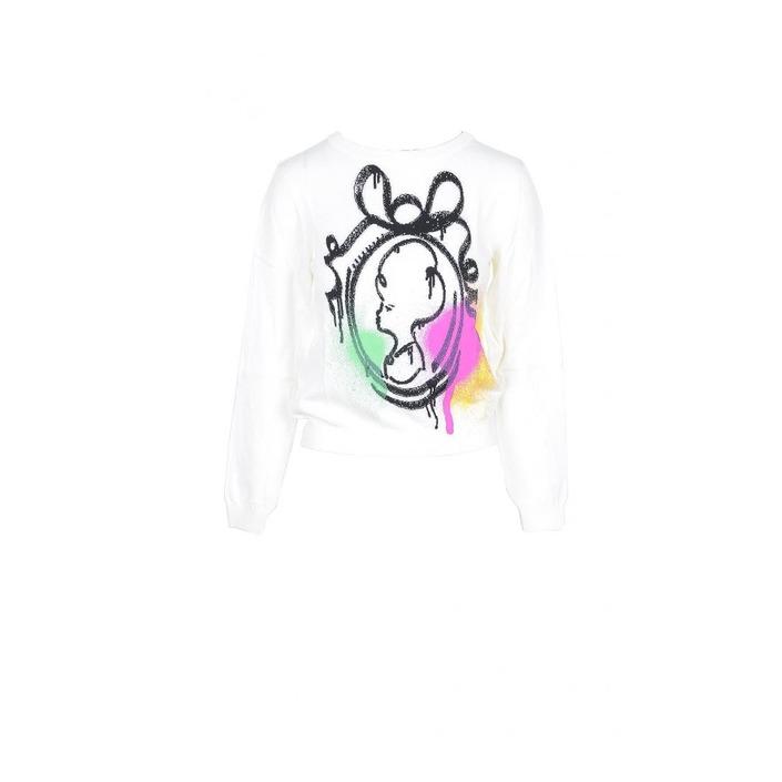 Boutique Moschino Women's Sweater White 172049 - white 38