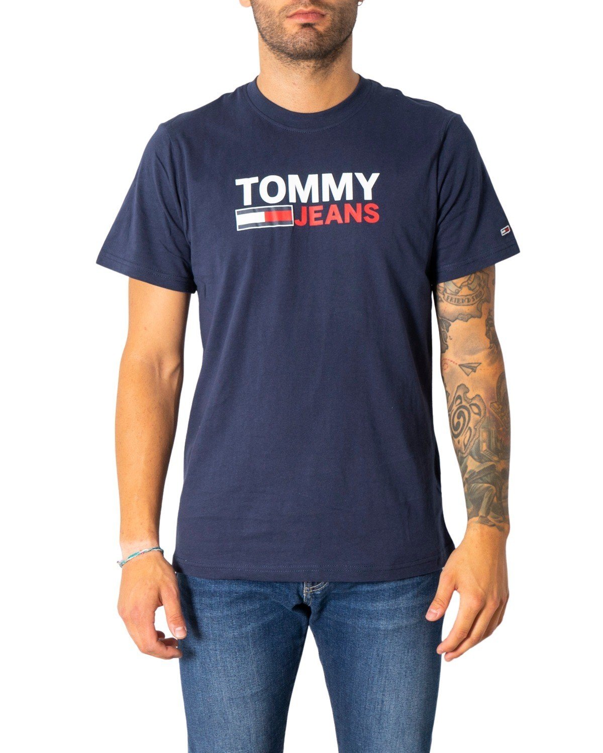 Tommy Hilfiger Jeans Men's T-Shirt Various Colours 304989 - blue XS
