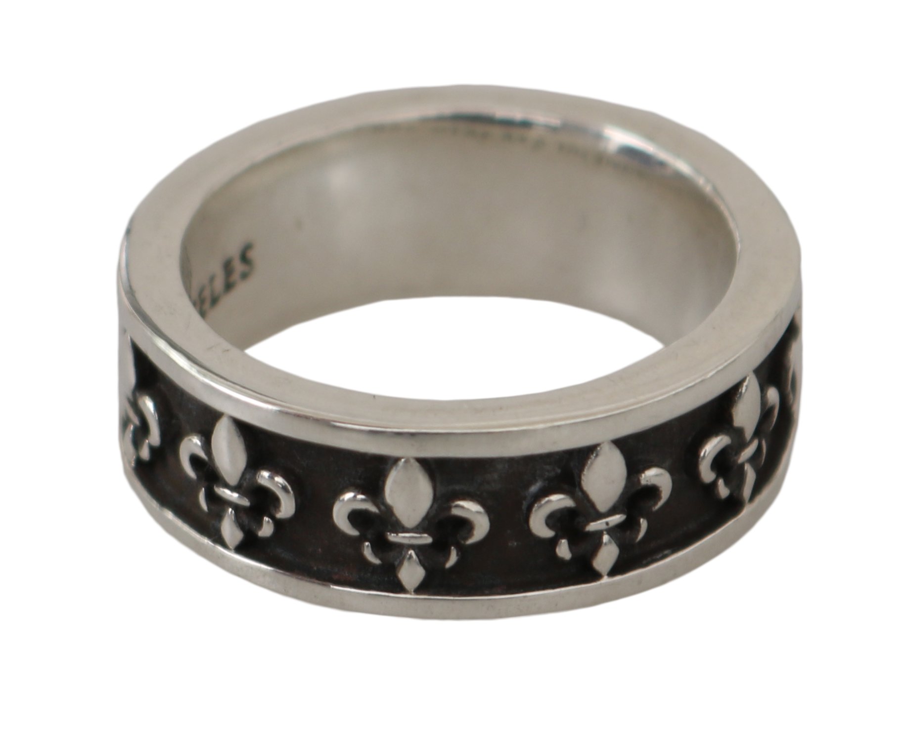 Nialaya Men's Rhodium Sterling 925 Authentic Ring Silver NY100 - EU60 | US10