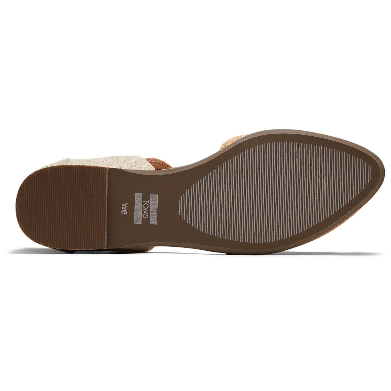 TOMS Women's Julie Ankle Strap Flat Honey 32540 - Honey 7