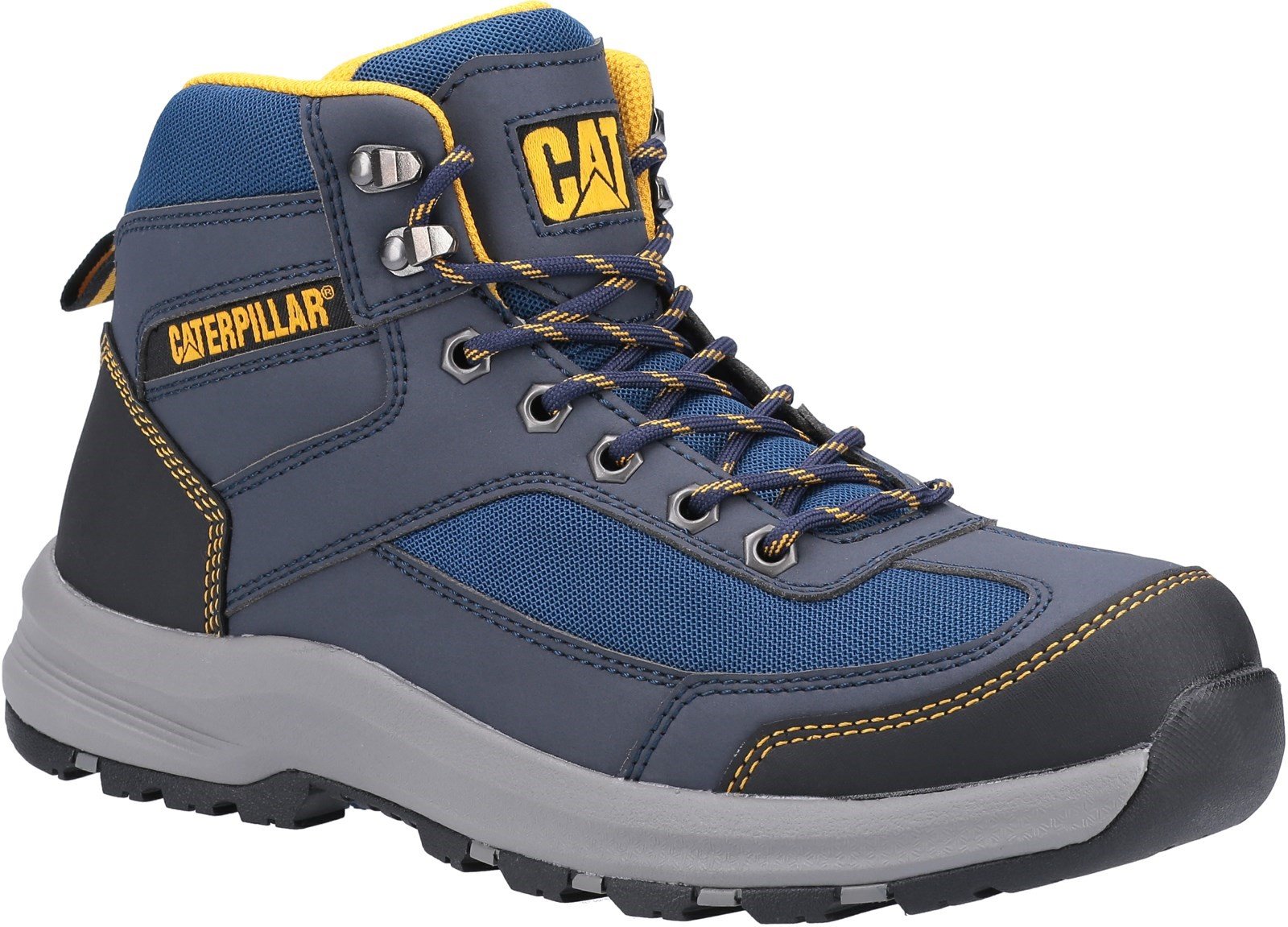 Caterpillar Unisex Elmore Mid Safety Hiker Boot Various Colours - Navy 6
