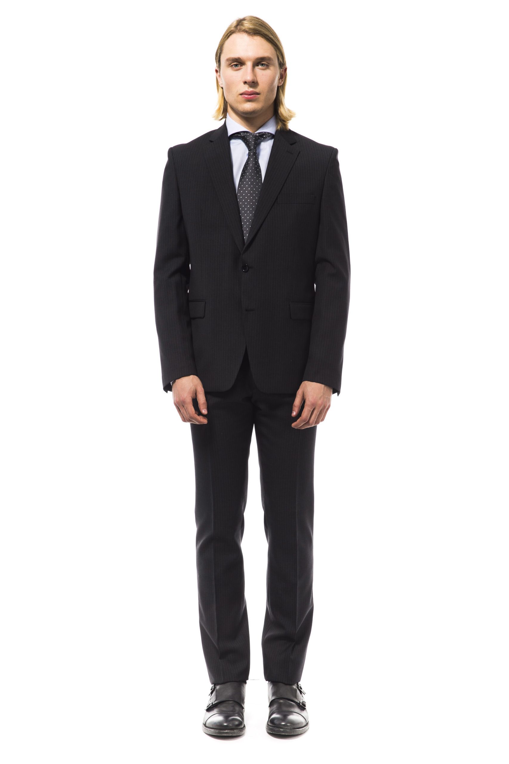 Uominitaliani Men's Suit Gray UO994678 - IT50 | L