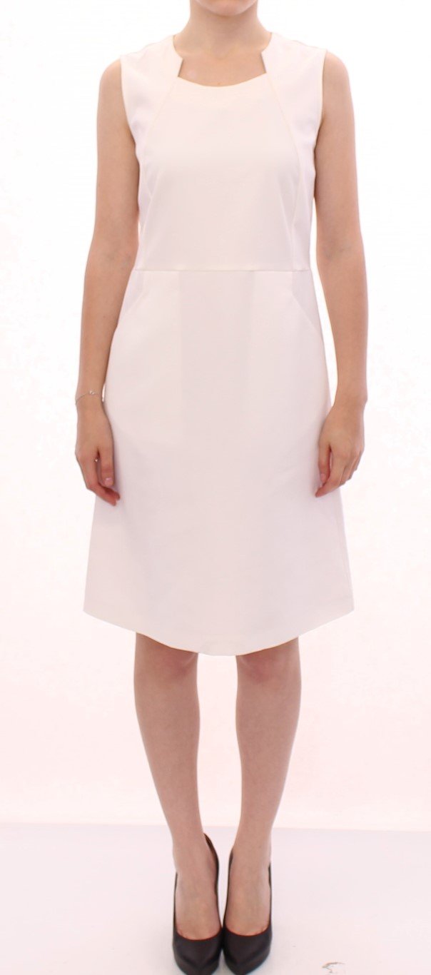 CO|TE Women's Cotton Sheath Dress White GSS10190 - IT42|M