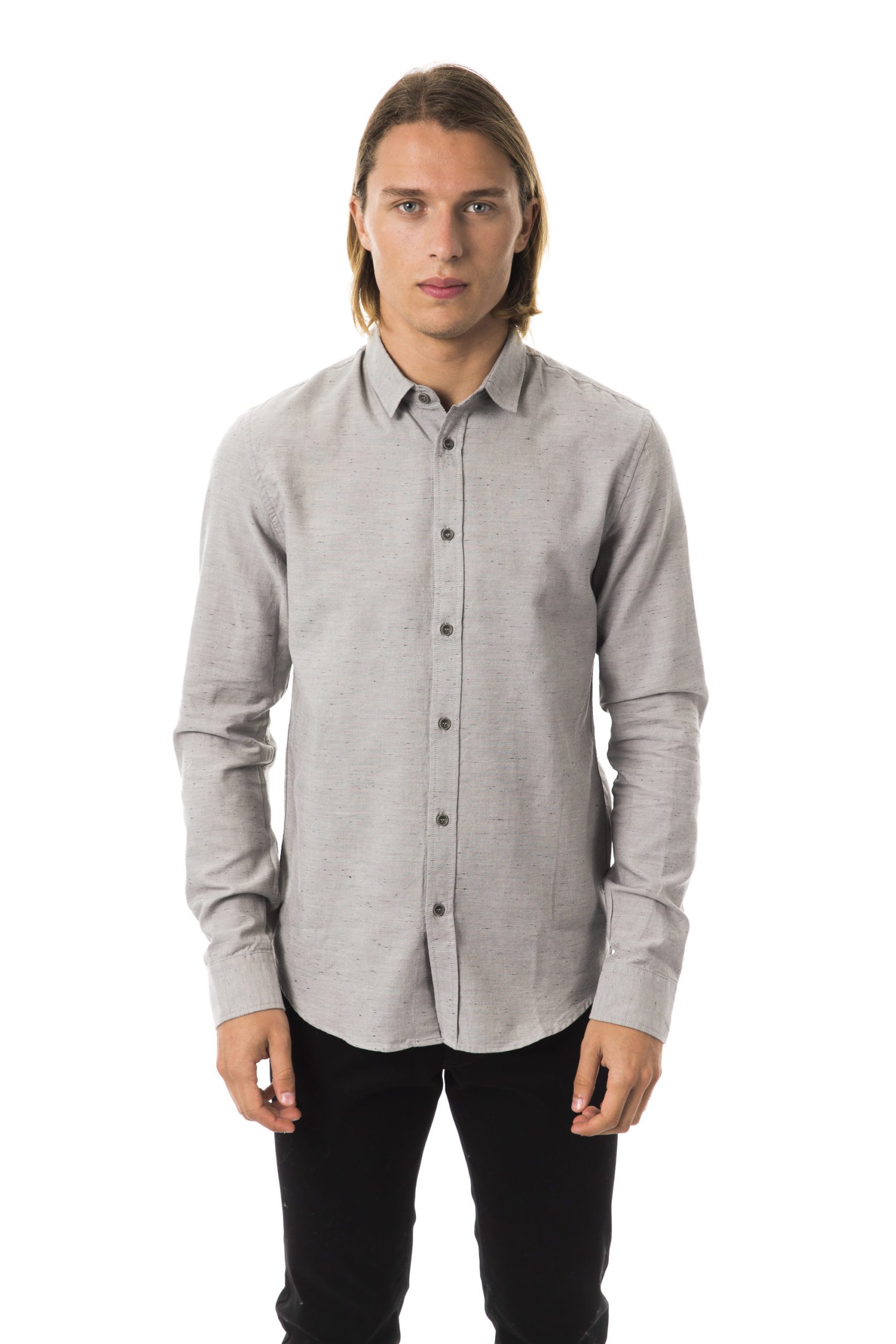 BYBLOS Men's Mastice Shirt Gray BY1394846 - M