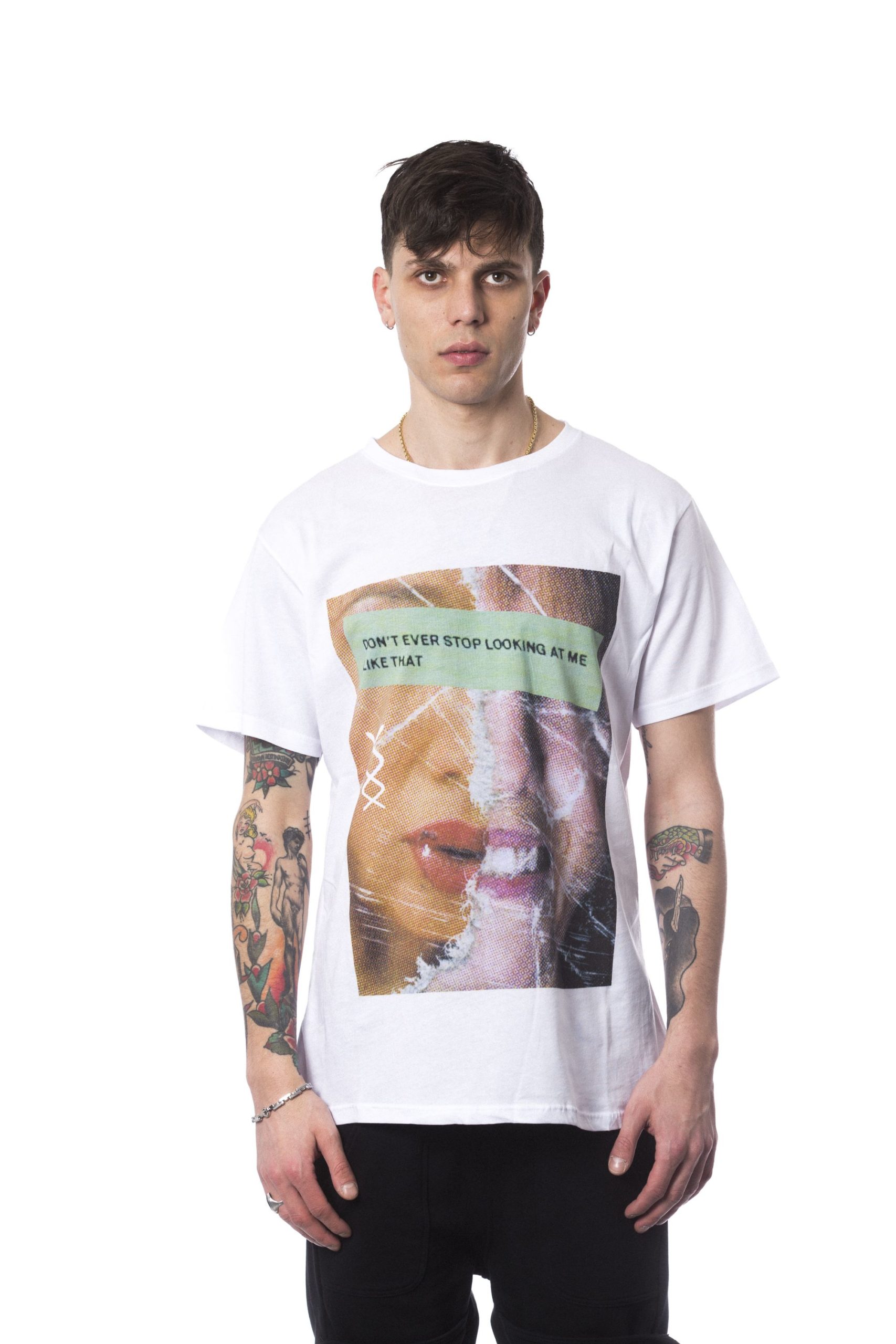 Nicolo Tonetto Men's Bianco T-Shirt White NI687549 - M