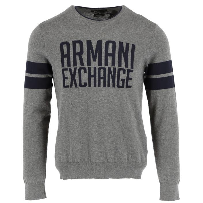 Armani Exchange Men's Sweater Grey 308708 - grey S