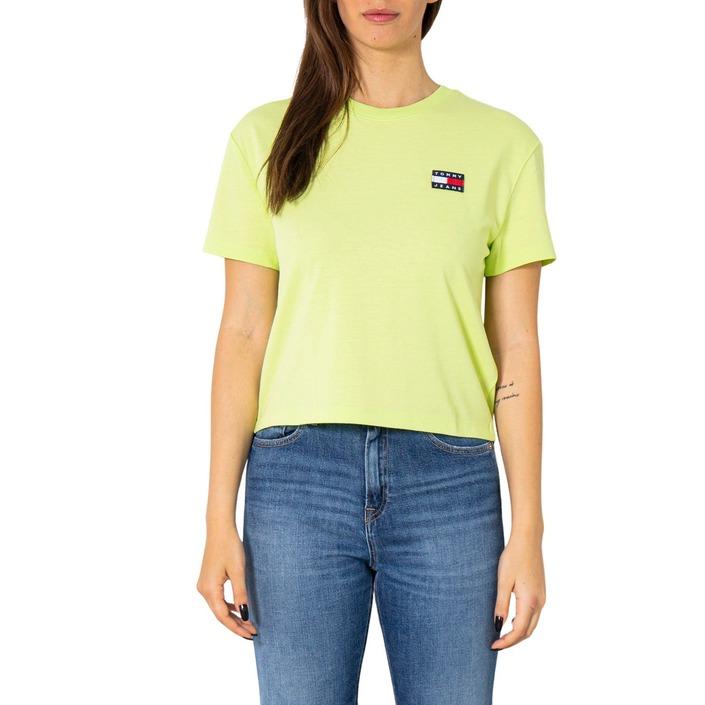 Tommy Hilfiger Jeans Women's T-Shirt Green 252177 - green L
