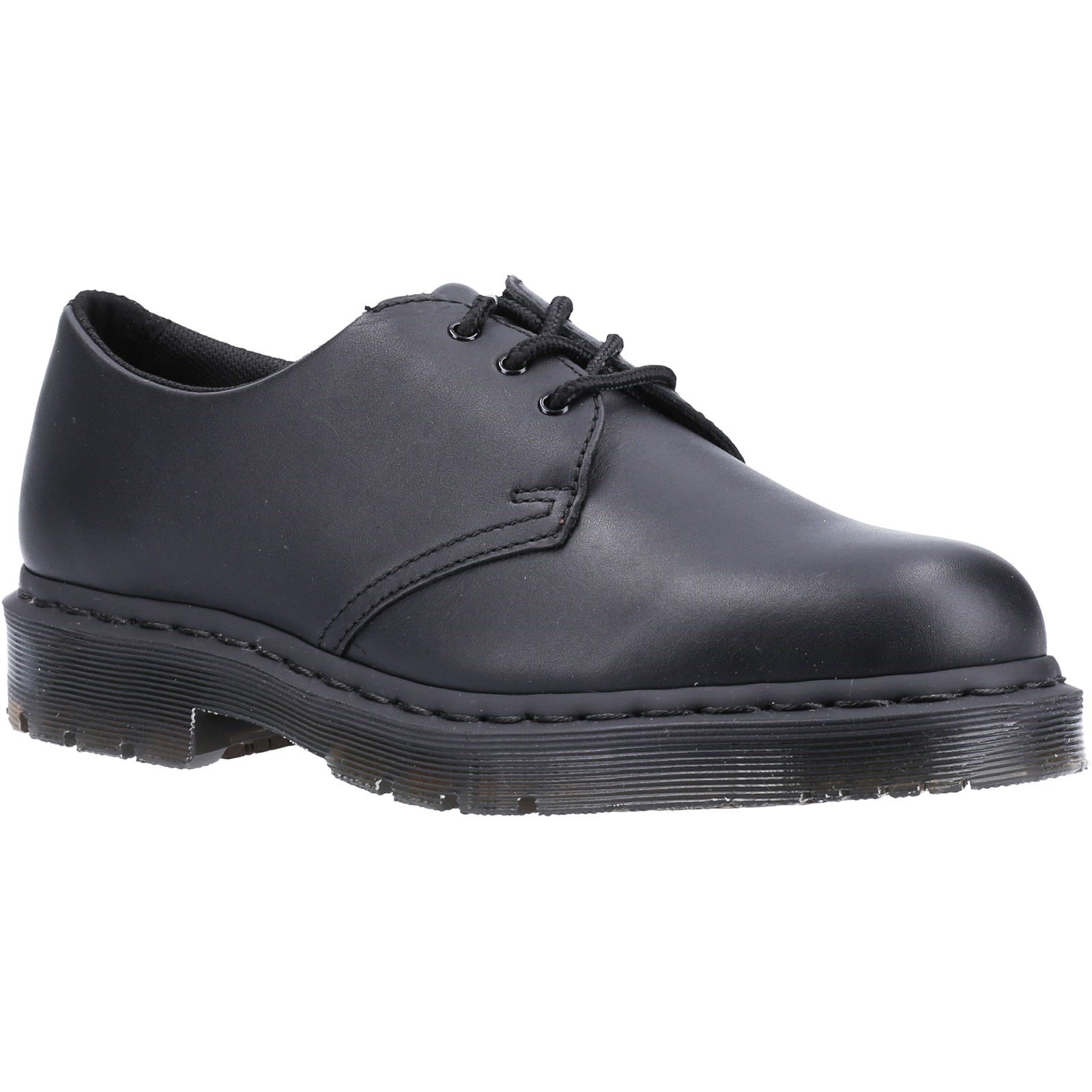 Dr Martens Unisex Mono Slip Resistant Leather Shoes Black 34029 - Black 3