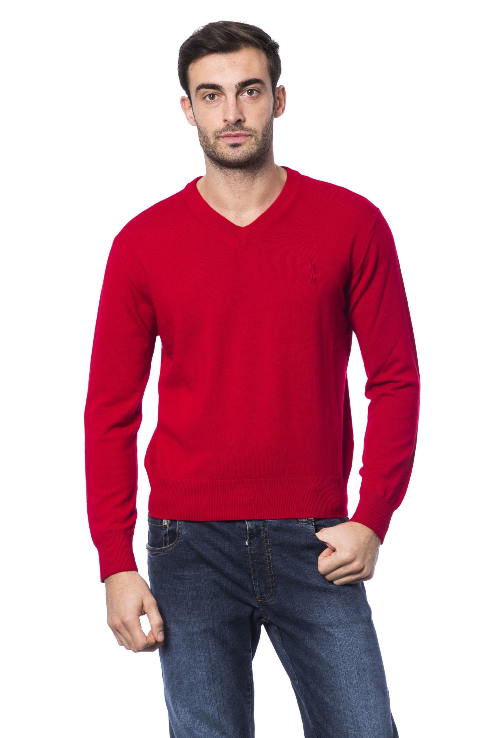 Billionaire Italian Couture Men's Rosso Sweater Red BI1271990 - S