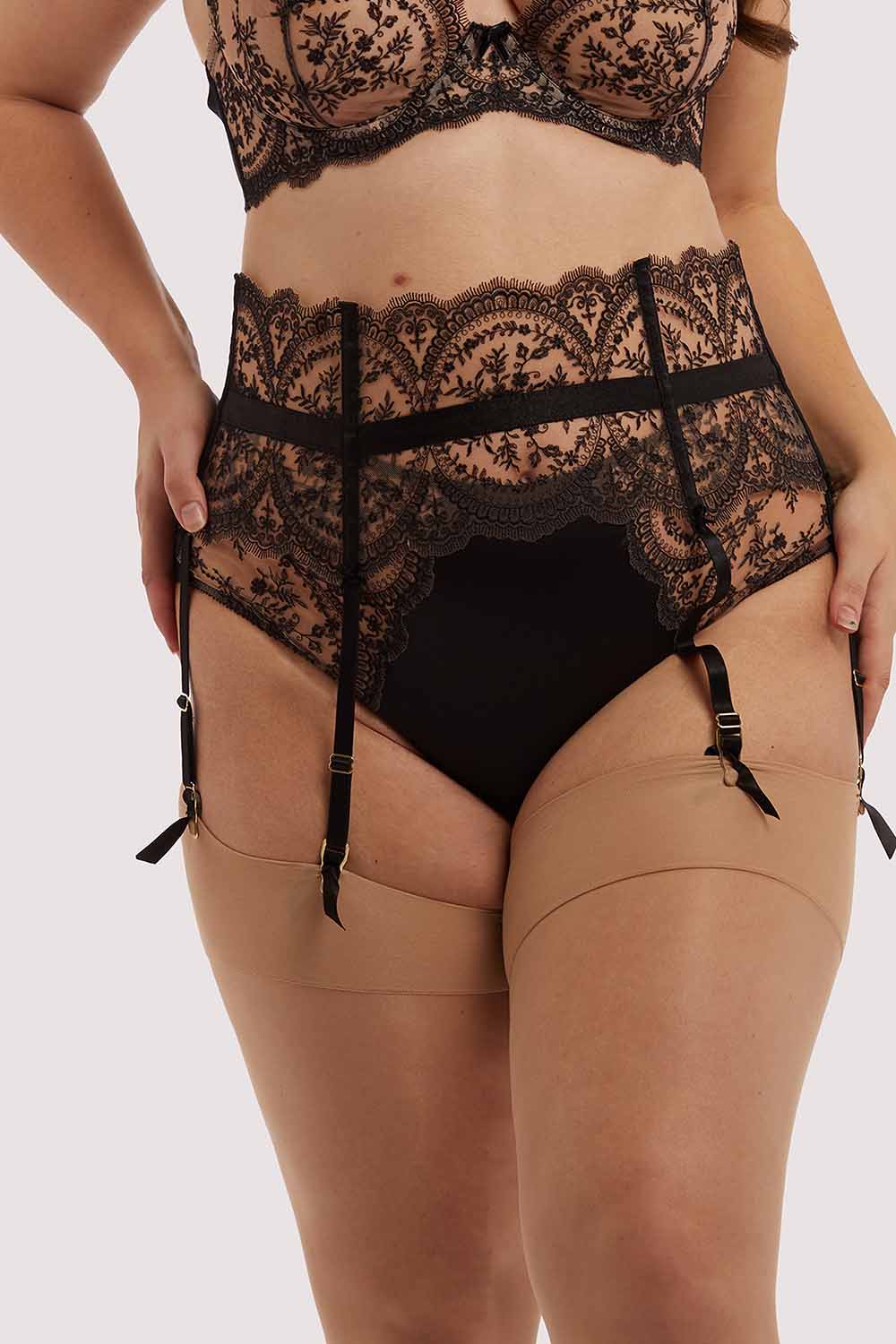 Dita Von Teese Severine Black Curve Suspender UK 18 / US 14