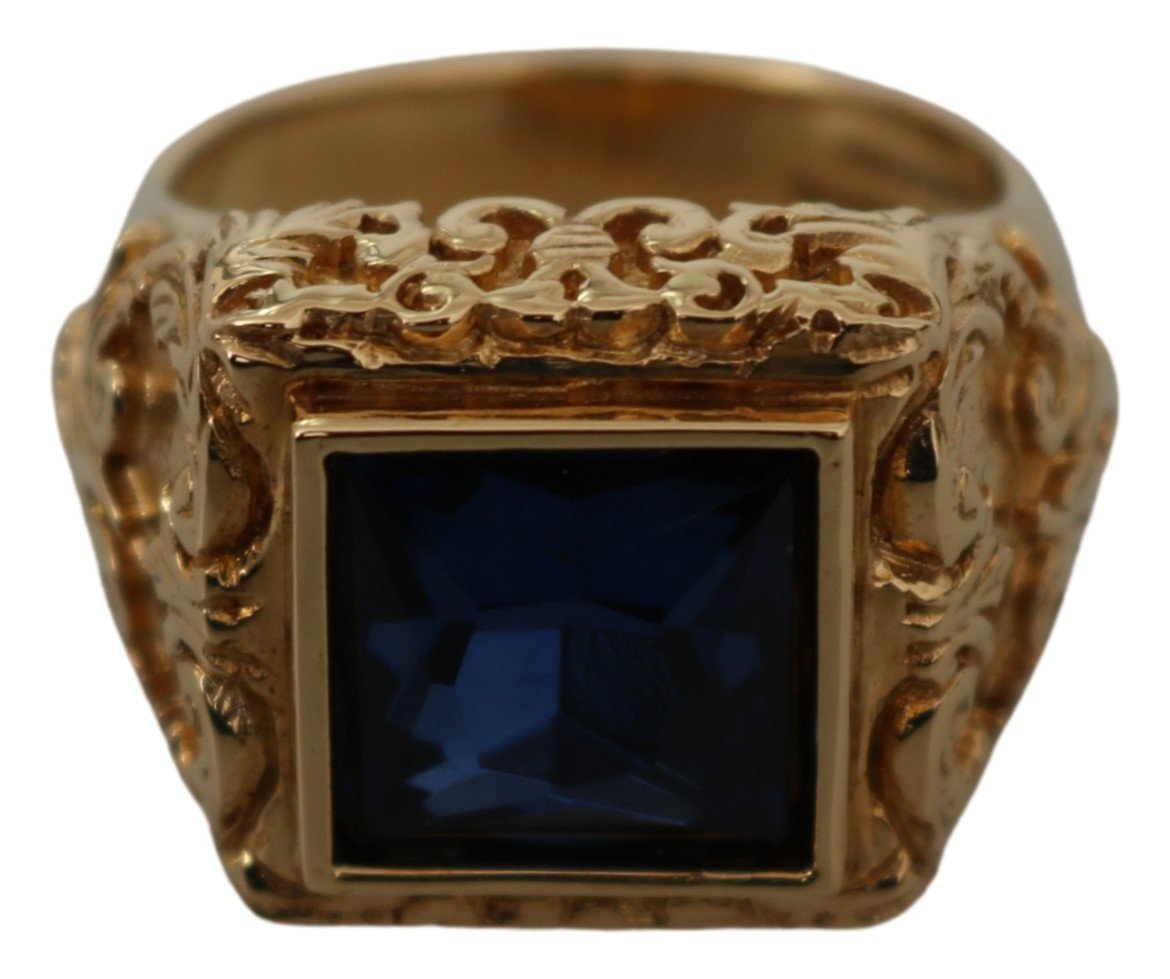 Dolce & Gabbana Women's Brass Crystal PIETRA Ring Gold SMY100133 - EU60 | US10