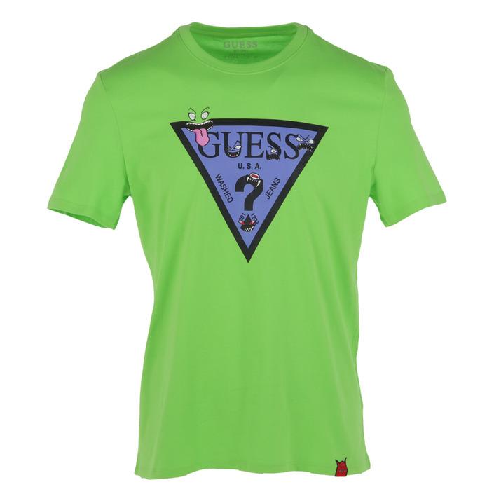 Guess Men's T-Shirt Green 271602 - green XS