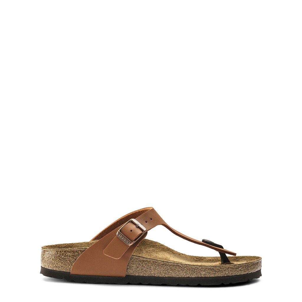 Birkenstock Unisex Flip Flops Brown Gizeh_1019082 - brown EU 35