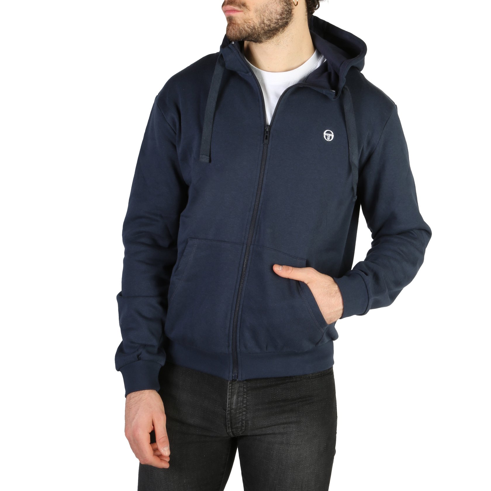 Sergio Tacchini Men's Sweatshirt Various Colours 103-10001 - blue M