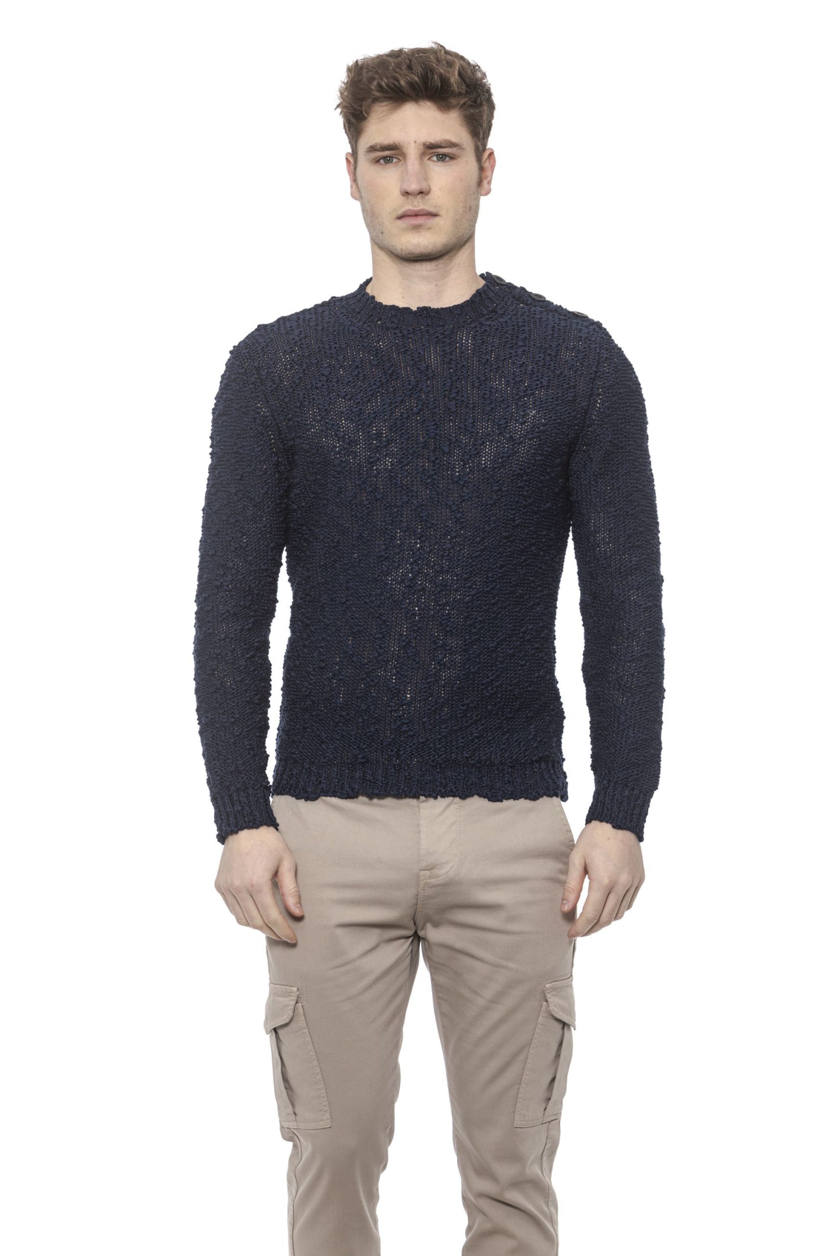 Alpha Studio Men's Sweater Blue AL1374488 - IT48 | M