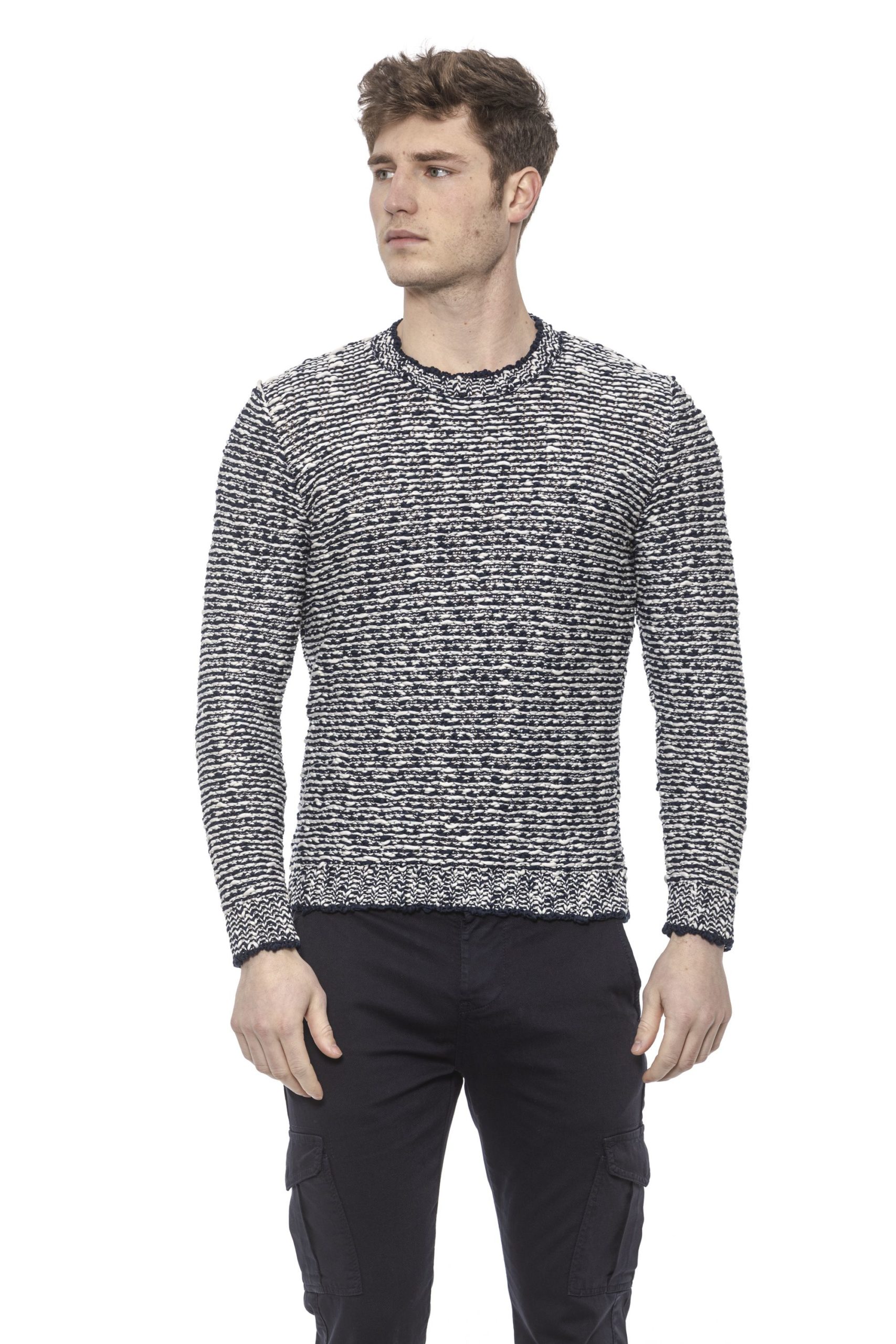 Alpha Studio Men's V A R. U N I C A Sweater Blue AL1374479 - IT50 | L