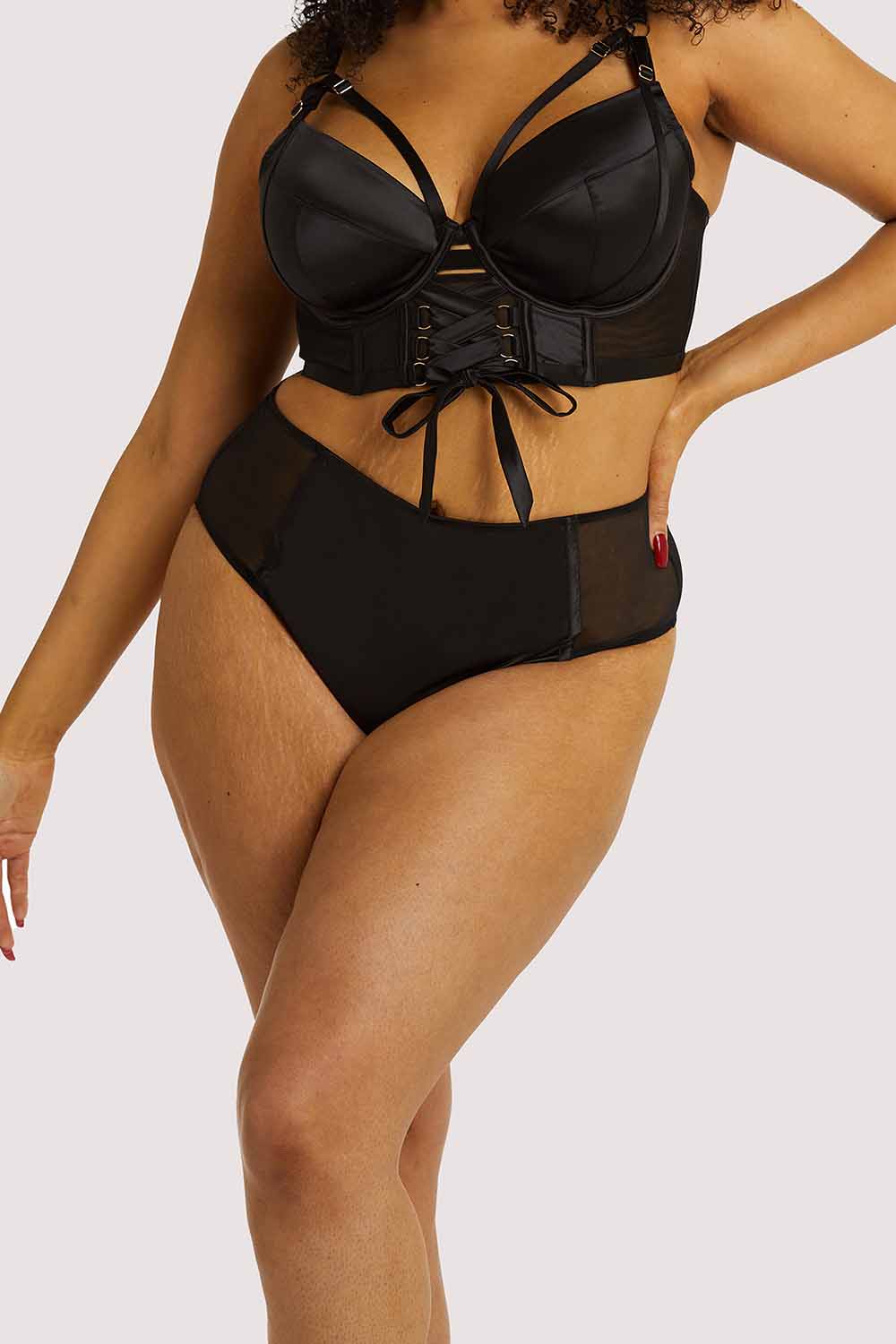 Gabi Fresh Aysha Black High Waisted Brief UK 26 / US 22