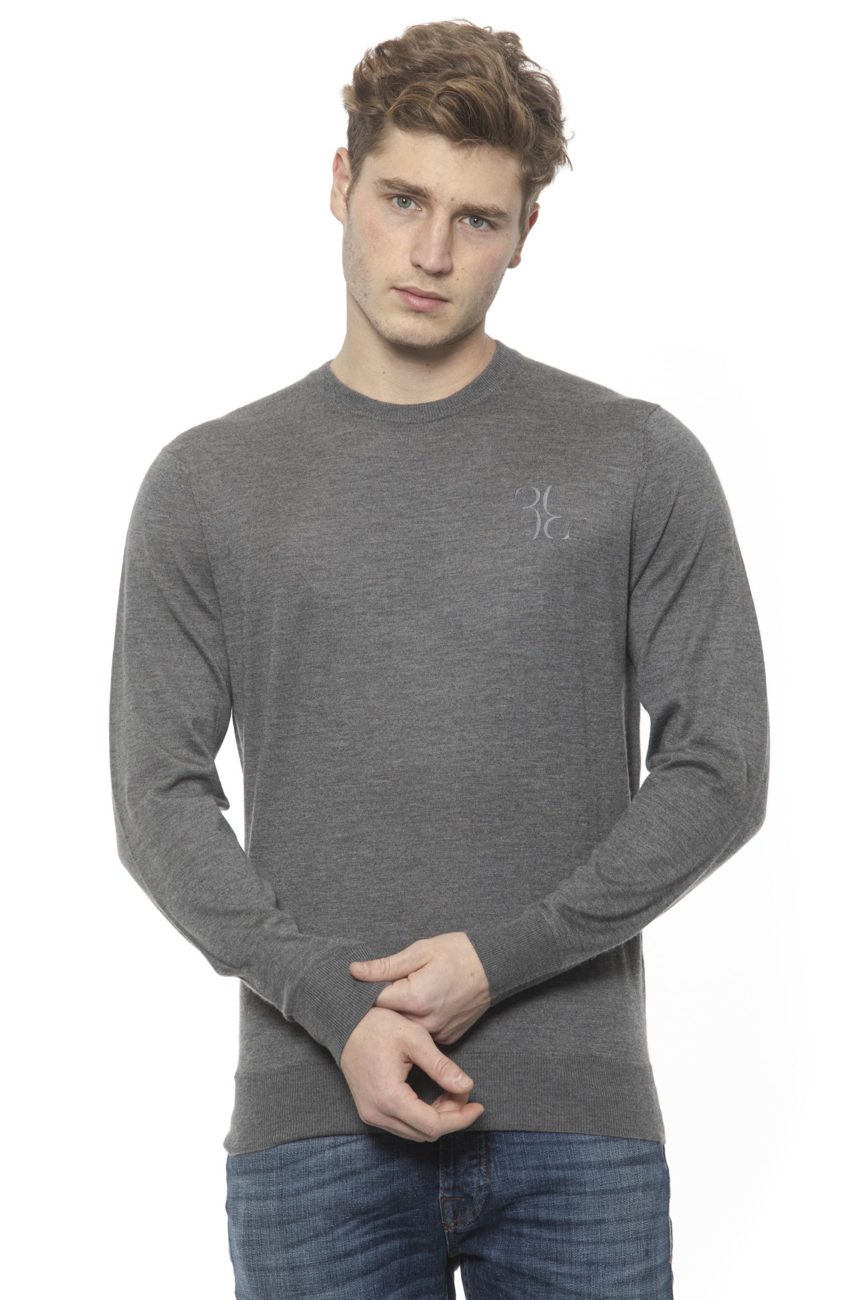 Billionaire Italian Couture Men's Grigio Sweater Grey BI1313558 - M