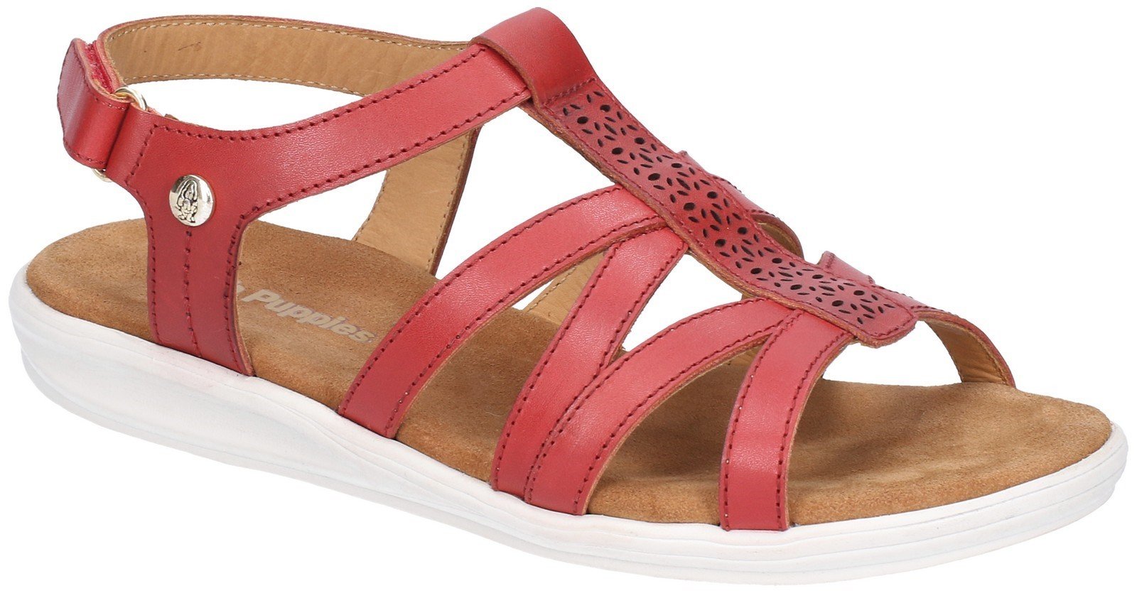 Hush Puppies Women's Callie Slingback Sandal Various Colours 28390 - Red 3