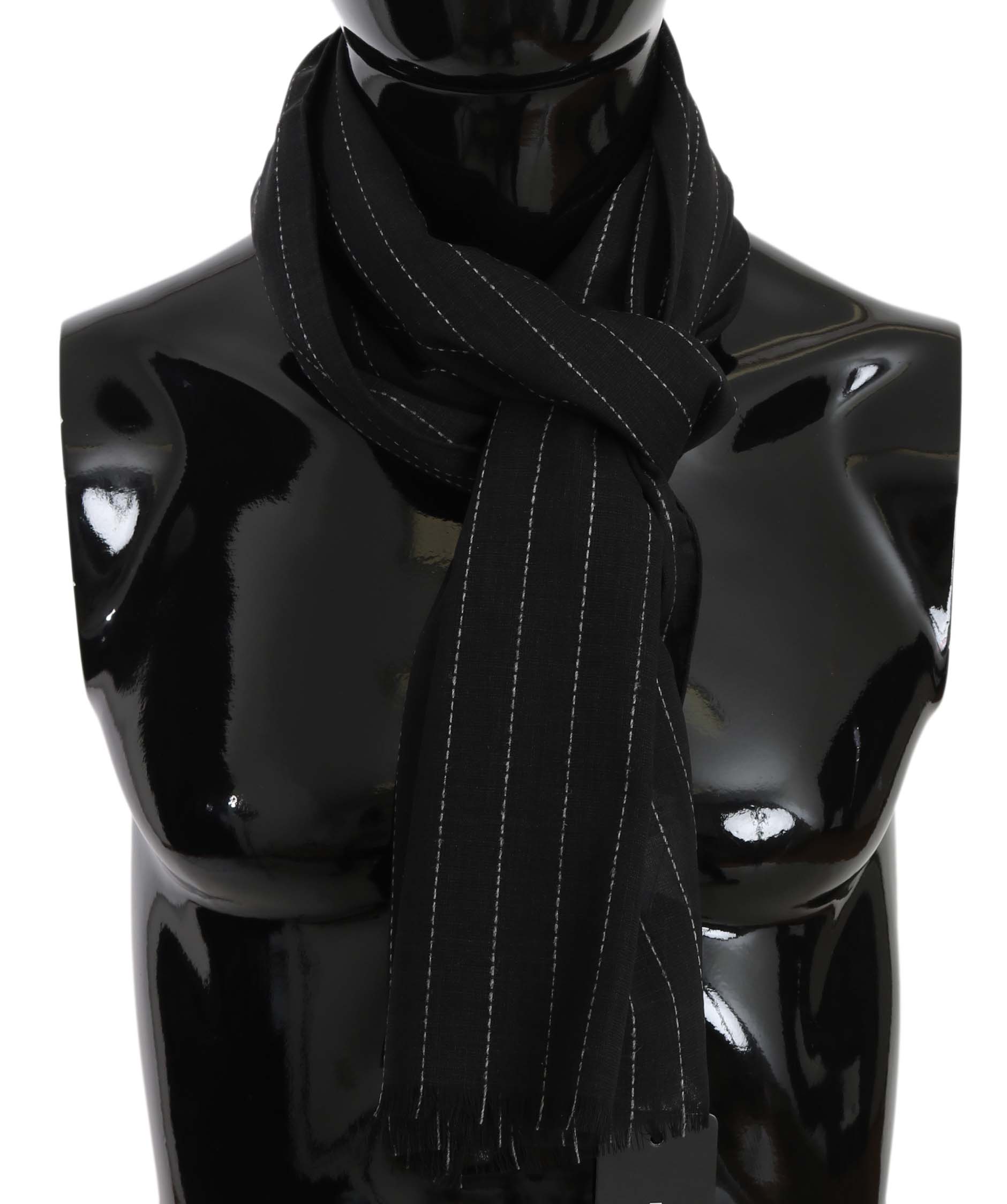 Dolce & Gabbana Men's Scarf Black MS5182