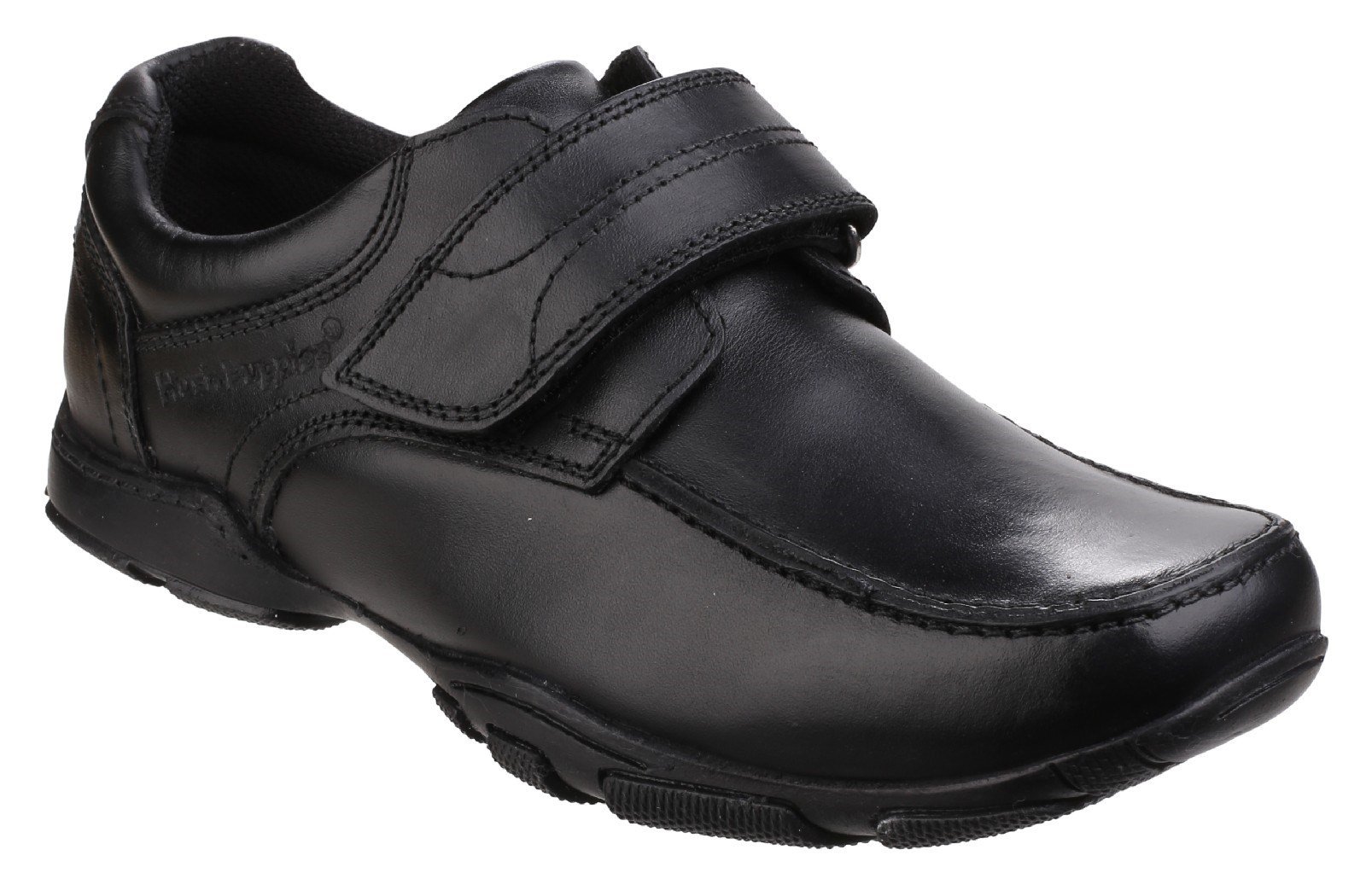 Hush Puppies Kid's Freddy 2 Back To School Shoe Black 25346 - Black 3 UK