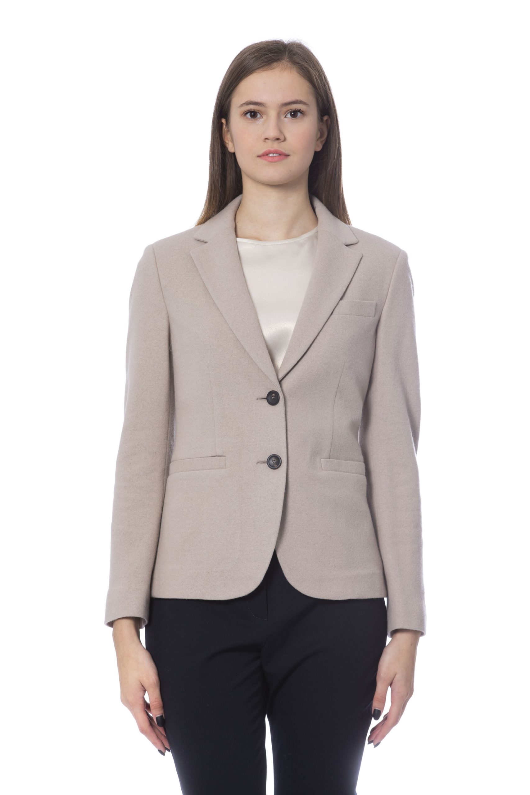 Peserico Women's Jackets Beige PE854154 - IT42 | S