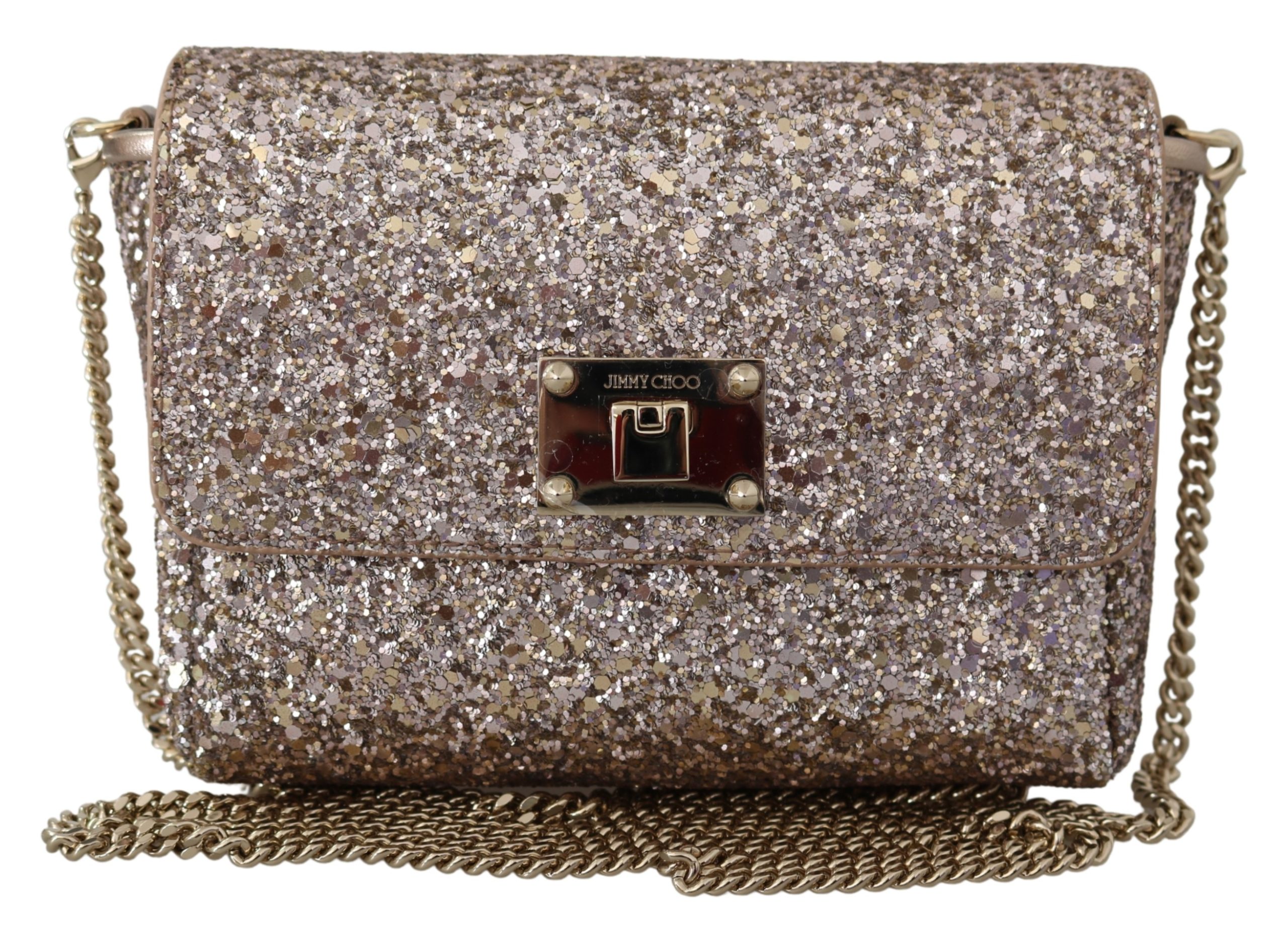 Jimmy Choo Women's Ruby Lace Crossbody Bag Gold 1436036
