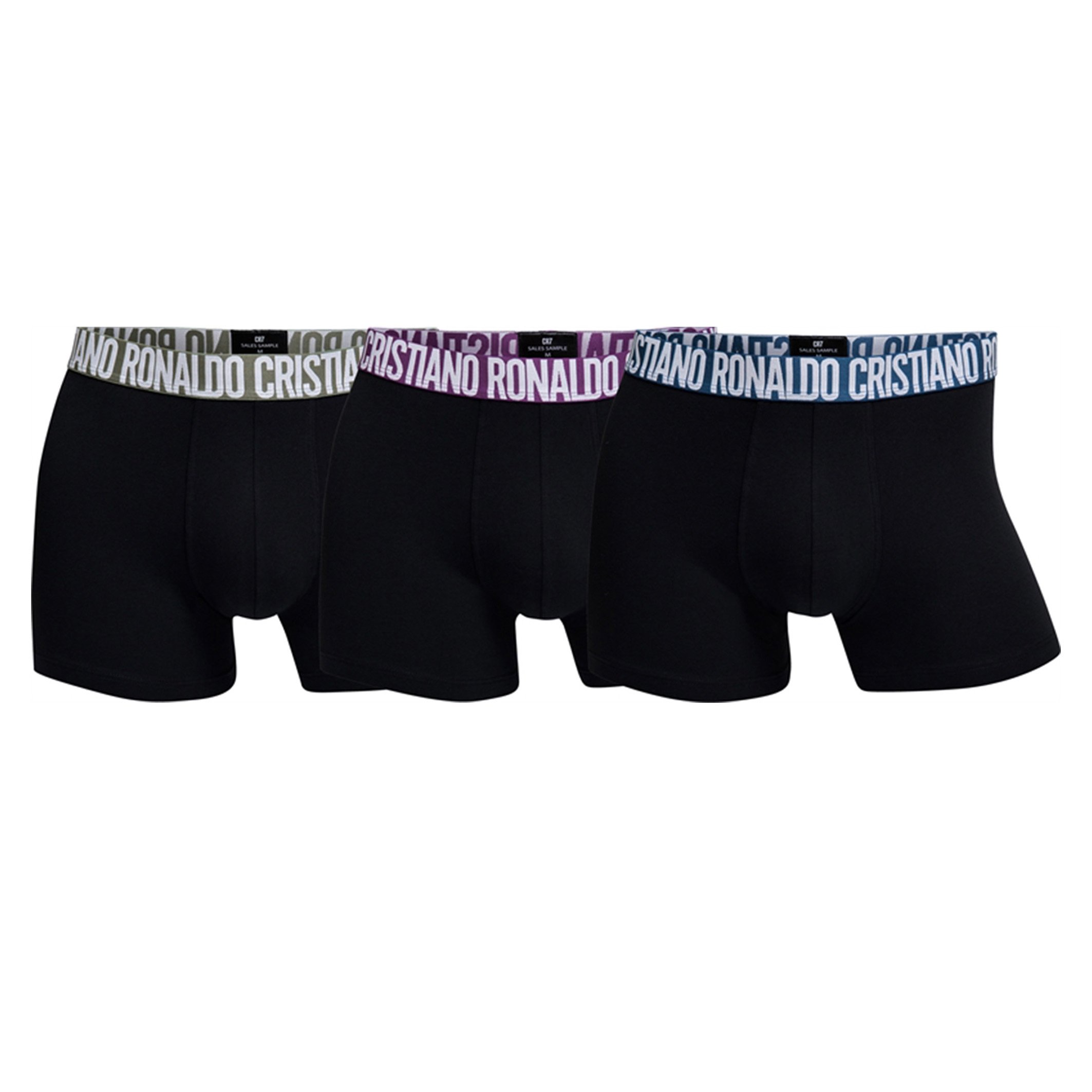 CR7 Cristiano Ronaldo Men's Boxer Shorts Various Colours 8100-49 - black-2 S