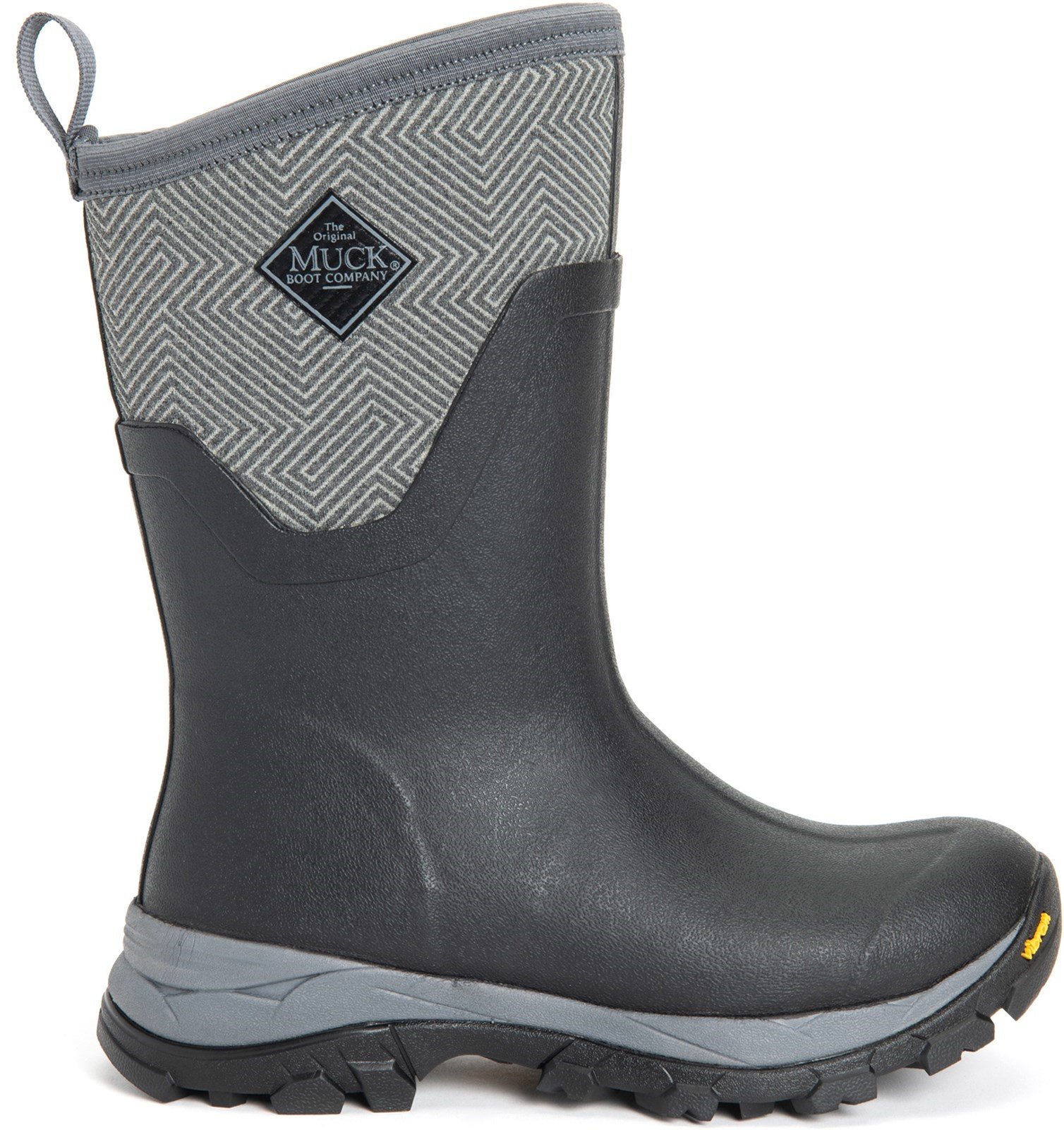 Muck Boots Unisex Arctic Ice Mid Boot Various Colours 27615 - Grey Geometric Print 3