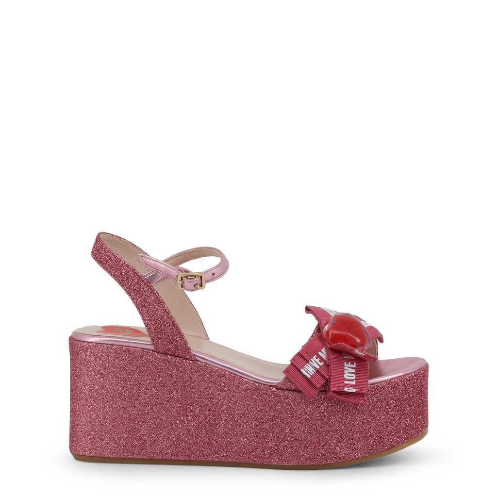 Love Moschino Women's Wedges Various Colours JA16188I07JH - pink EU 35