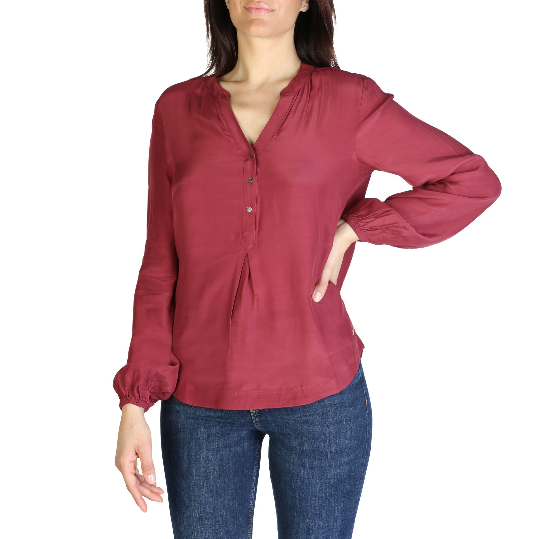 Tommy Hilfiger Women's Shirt Various Colours XW0XW01170 - red 4