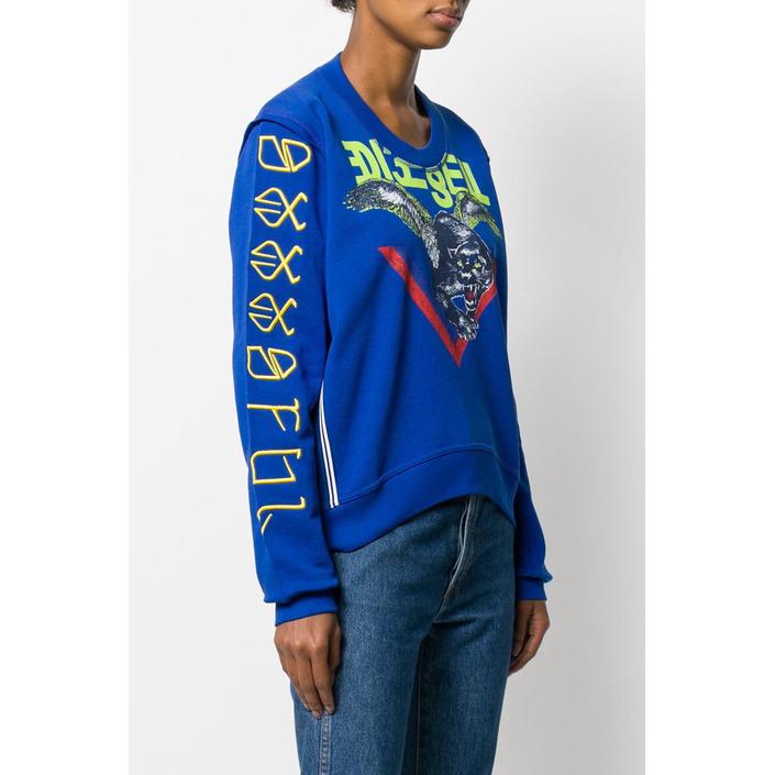 Diesel Women's Sweatshirt Blue 298737 - blue XS
