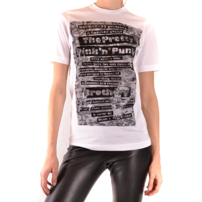 Dsquared Women's T-Shirt White 168861 - white XS