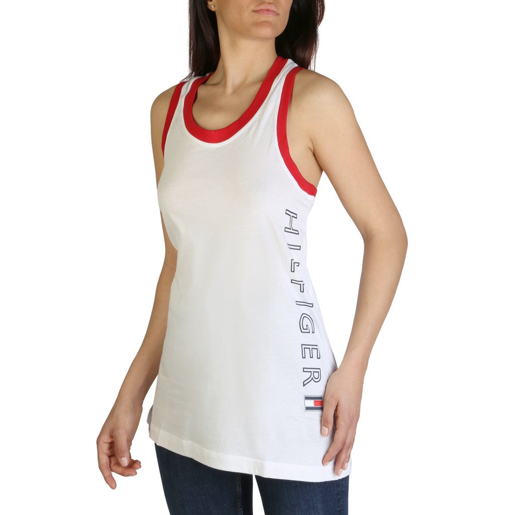 Tommy Hilfiger Women's Tank Tops White XW0XW01415 - white XL